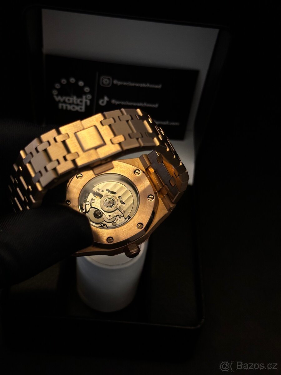 Seiko mod OAK Skeleton - 5