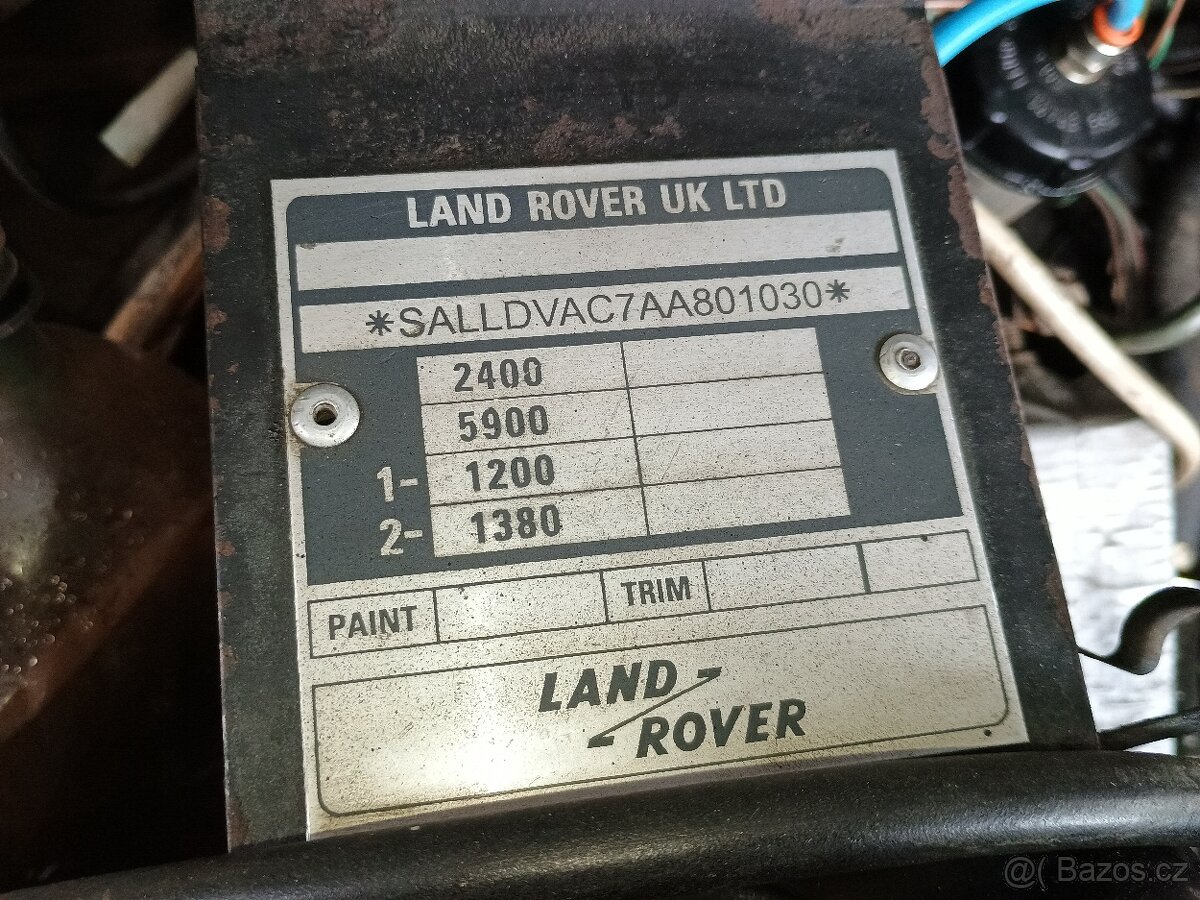 Land rover Defender 7 míst,1982 2x uzávěrka arb - 5