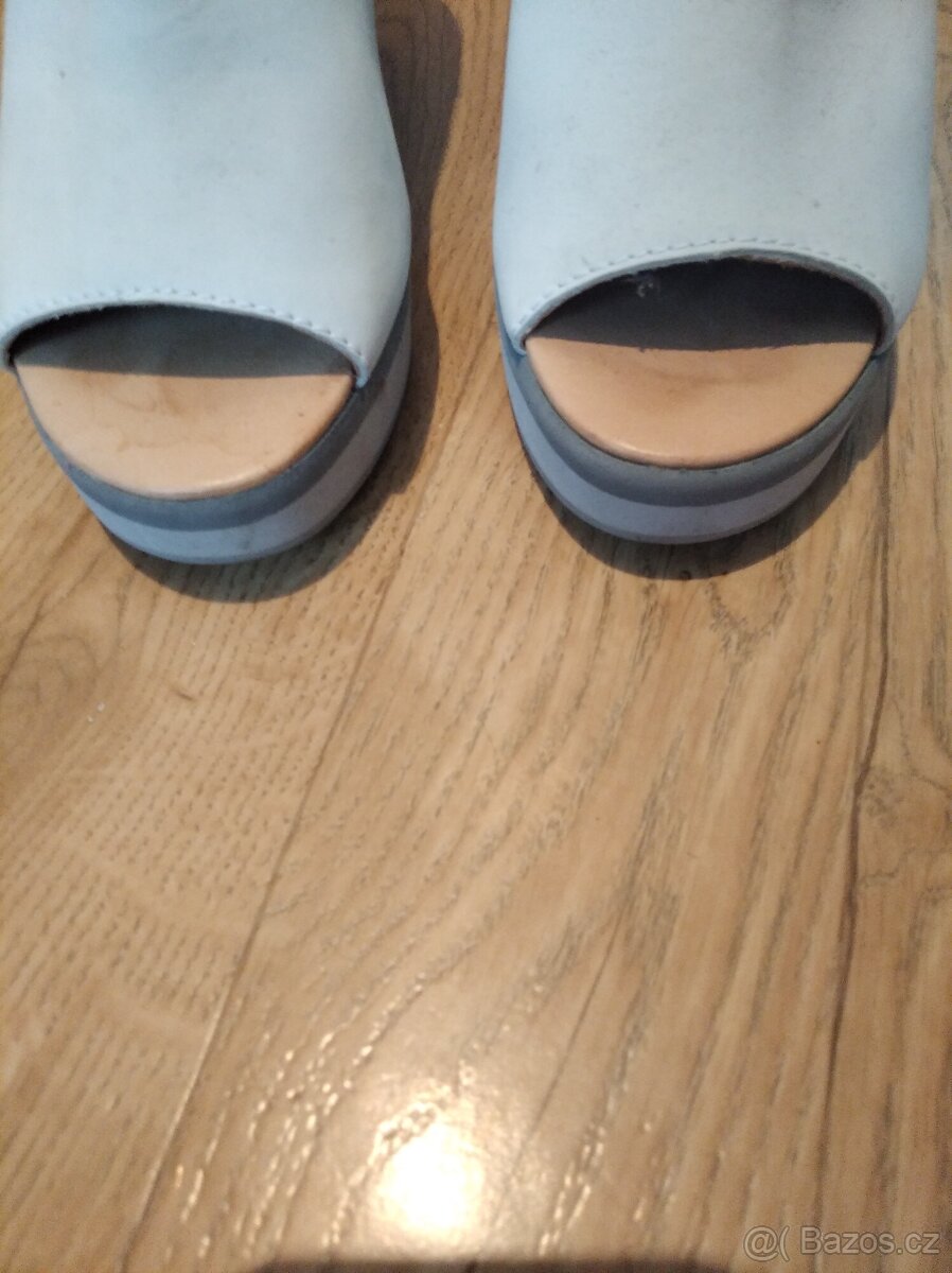 Italské kožené dámské boty - 5