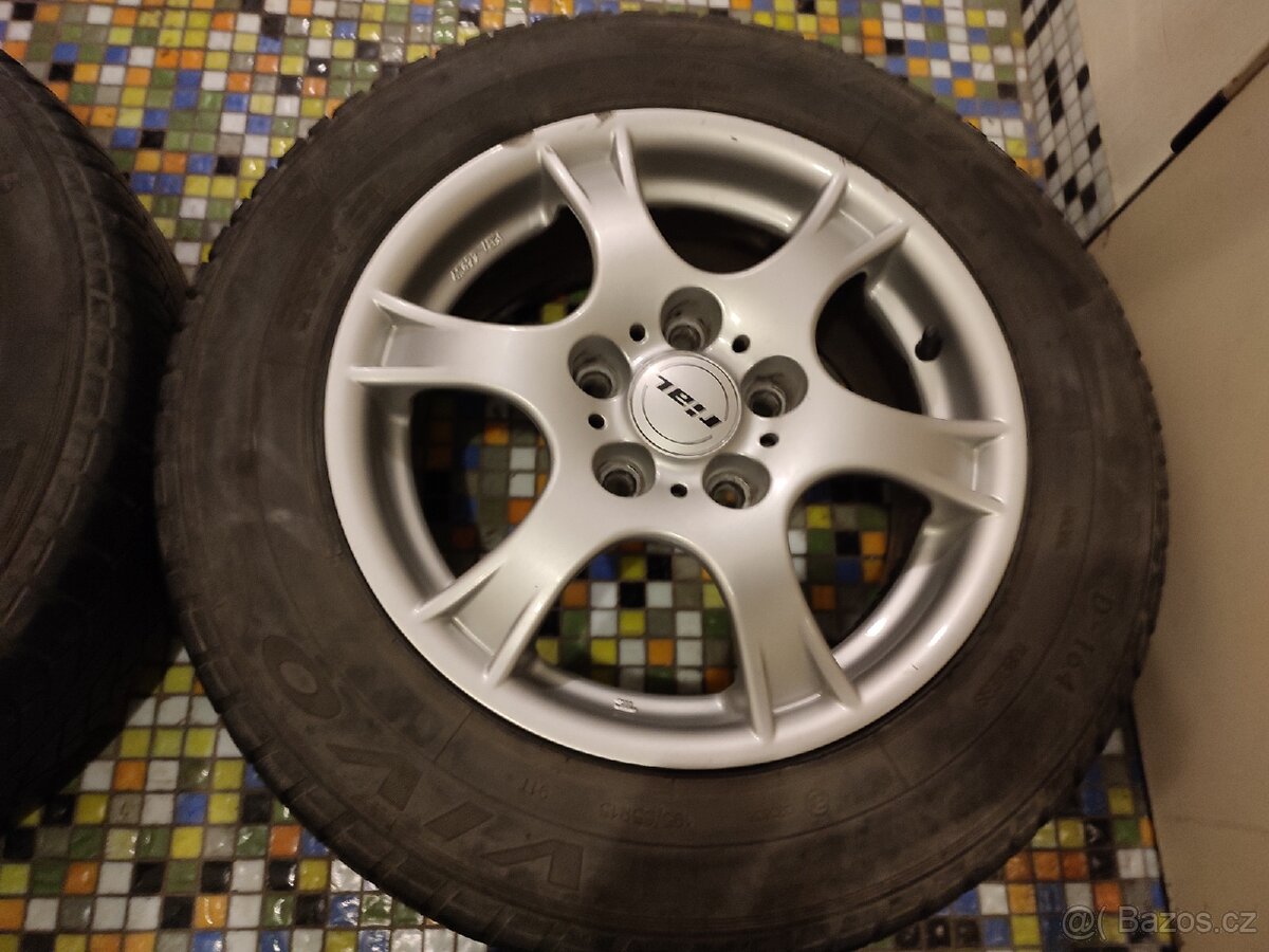 Alu kola 15" 5x114,3 + pneu - 5