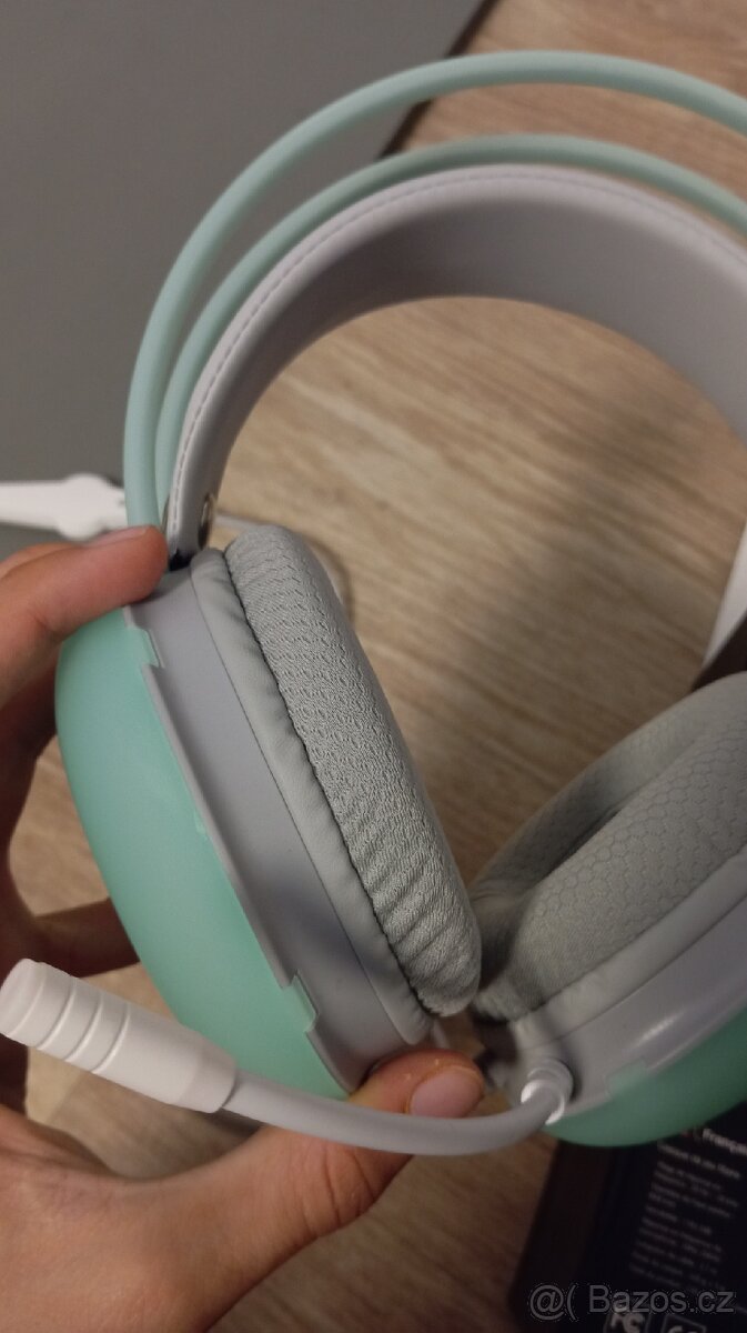 Celé RGB herní sluchátka - 5