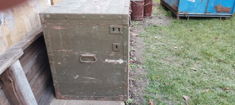 Vojenská transportní bedna TUF - ČSLA, industriální styl - 5