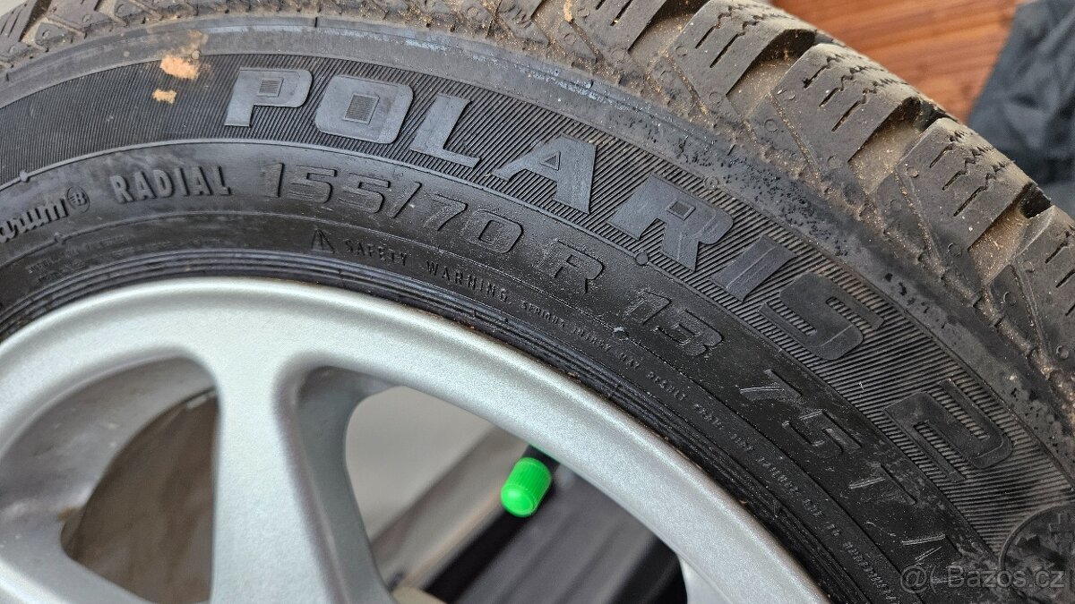 Zimní Sada Alu 4x100 155/70 R13 Volkswagen Lupo - Felicia - 5