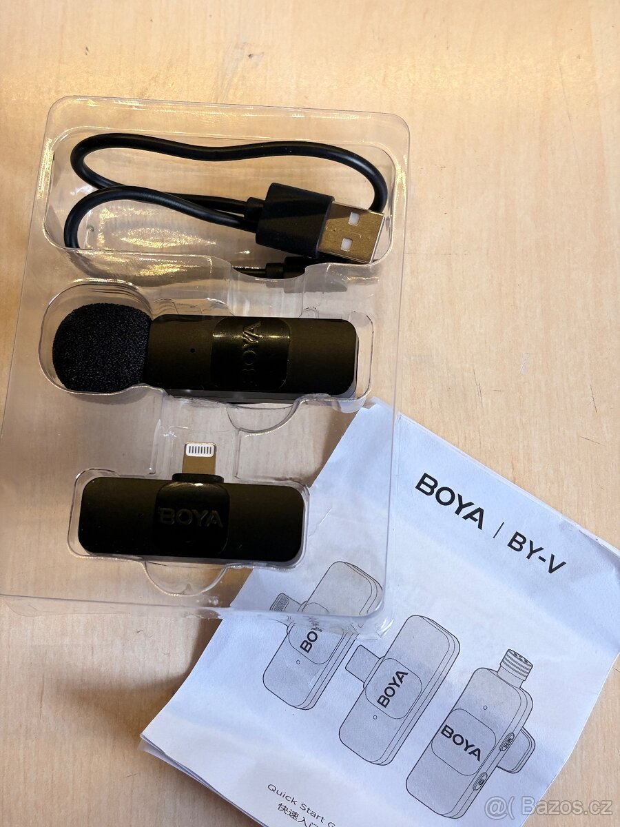 Wireless mikrofon Boya BY-V1 pro iPhone (lightning) - 5