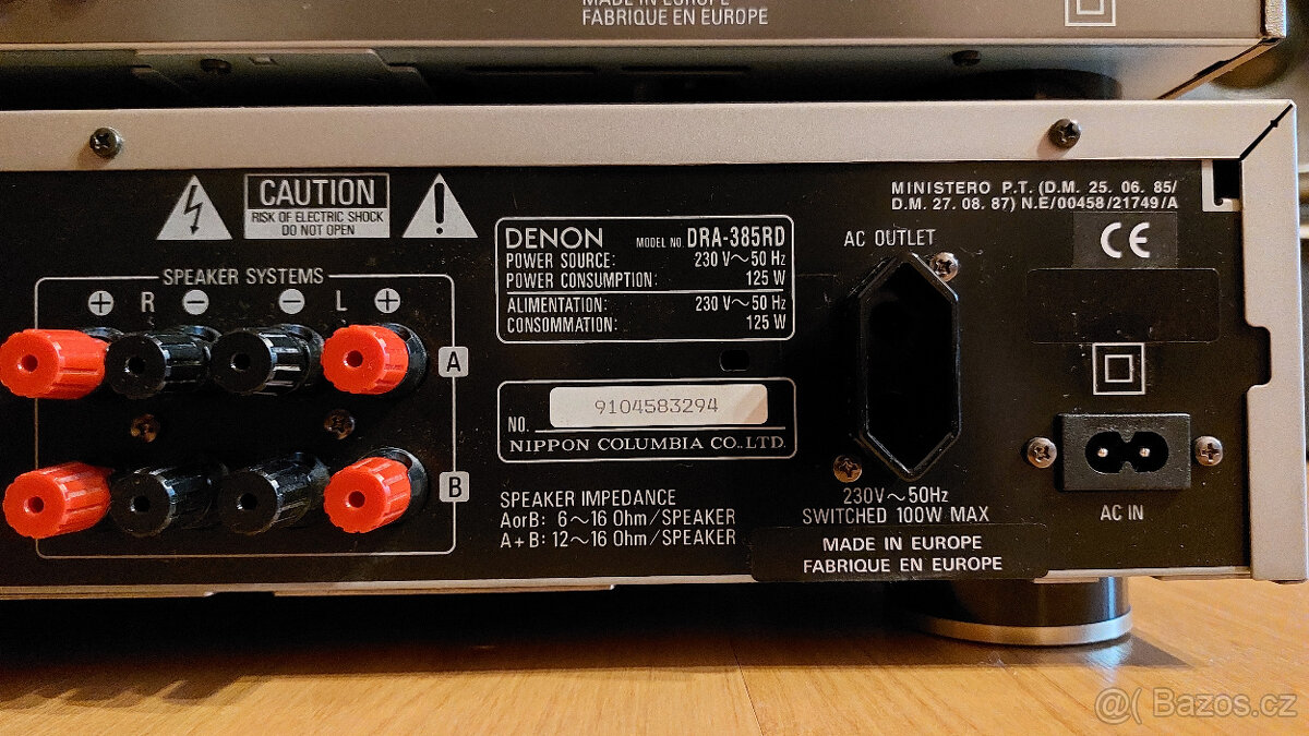 AV Receiver Denon DRA-385RD+DO - 5