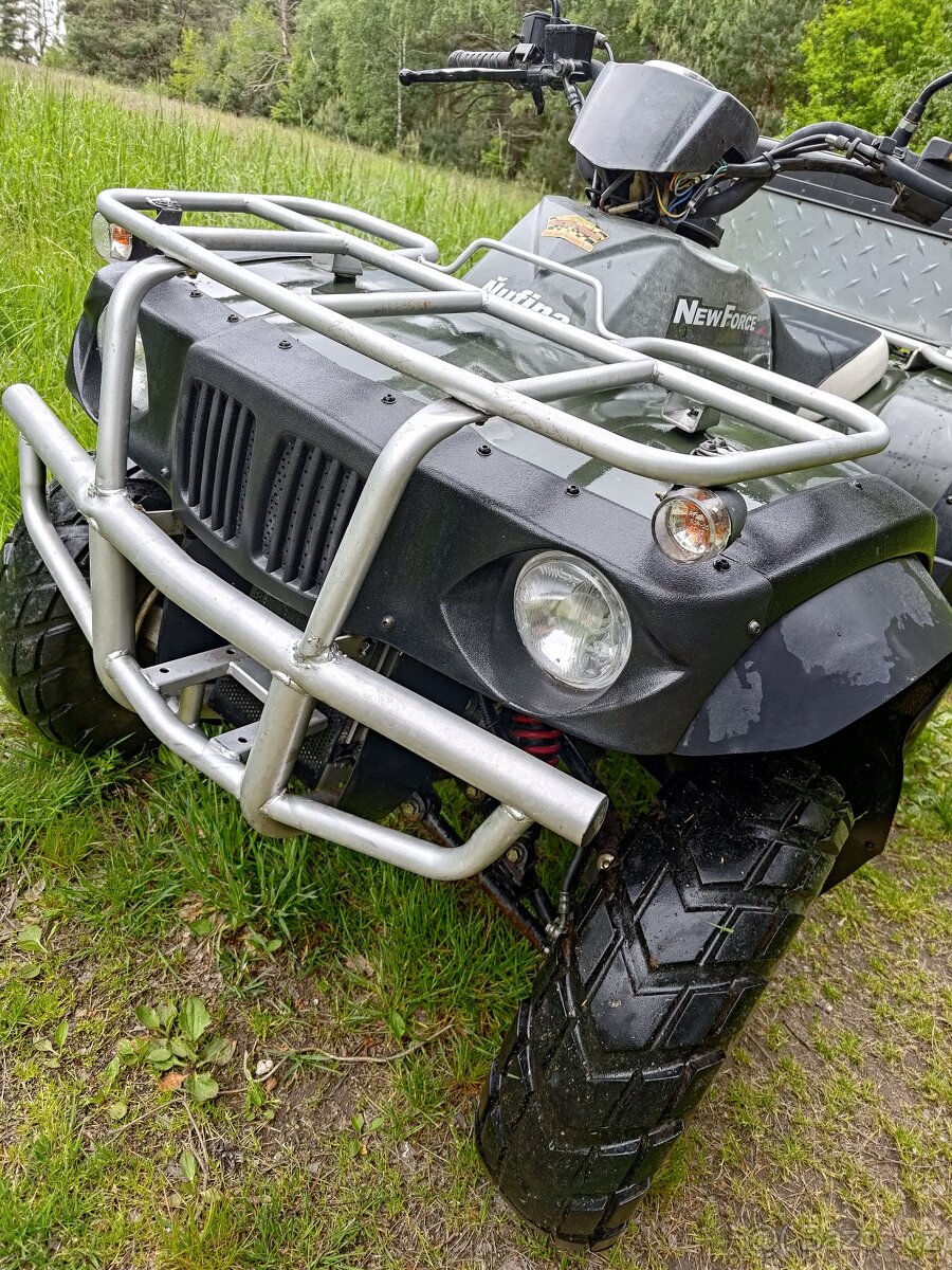 New Force pracovní čtyřkolka s novou STK
