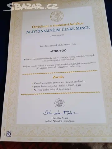 Nejvýznamnější české mince - 5
