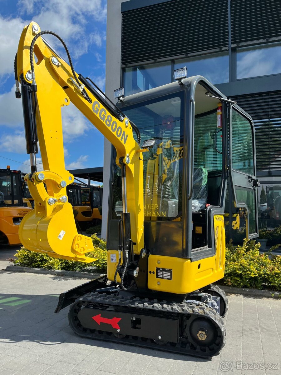 Minibáger GG 800NC Koncoročná AKCIA + Dovoz GRÁTIS - 5