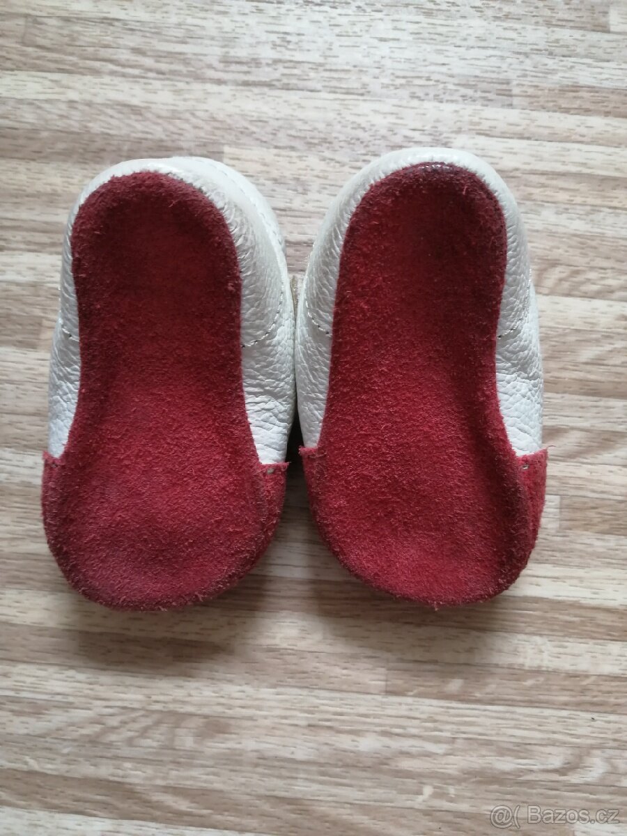 Kožené barefoot Pegres capáčky beruška vel. 16 - 5