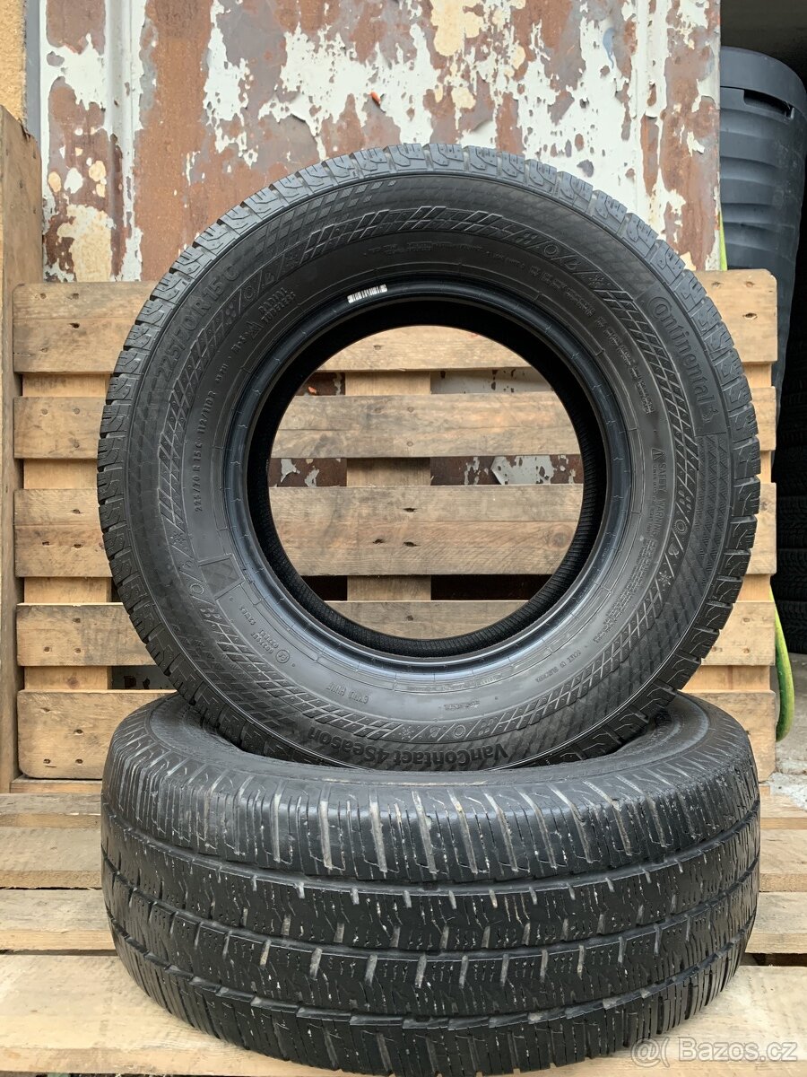 2ks 225/70/15C Continental/2023/112-110R/ 6.8m - 5