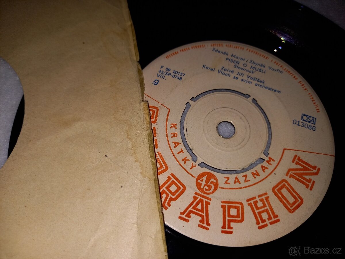 SP vinyl desky - Simonová, Veselá. - 5