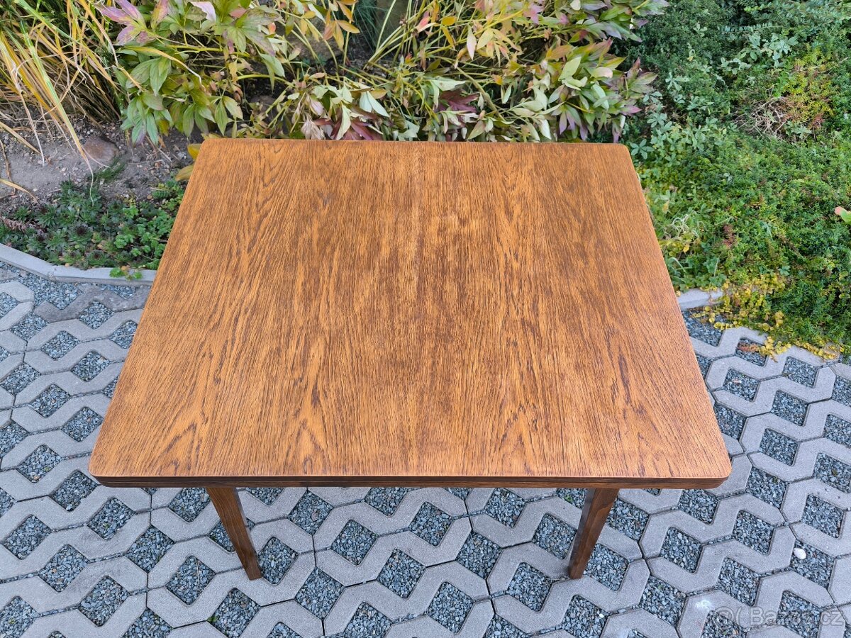 Retro jídelní rozkládací stůl Jitona - 60. léta - 5