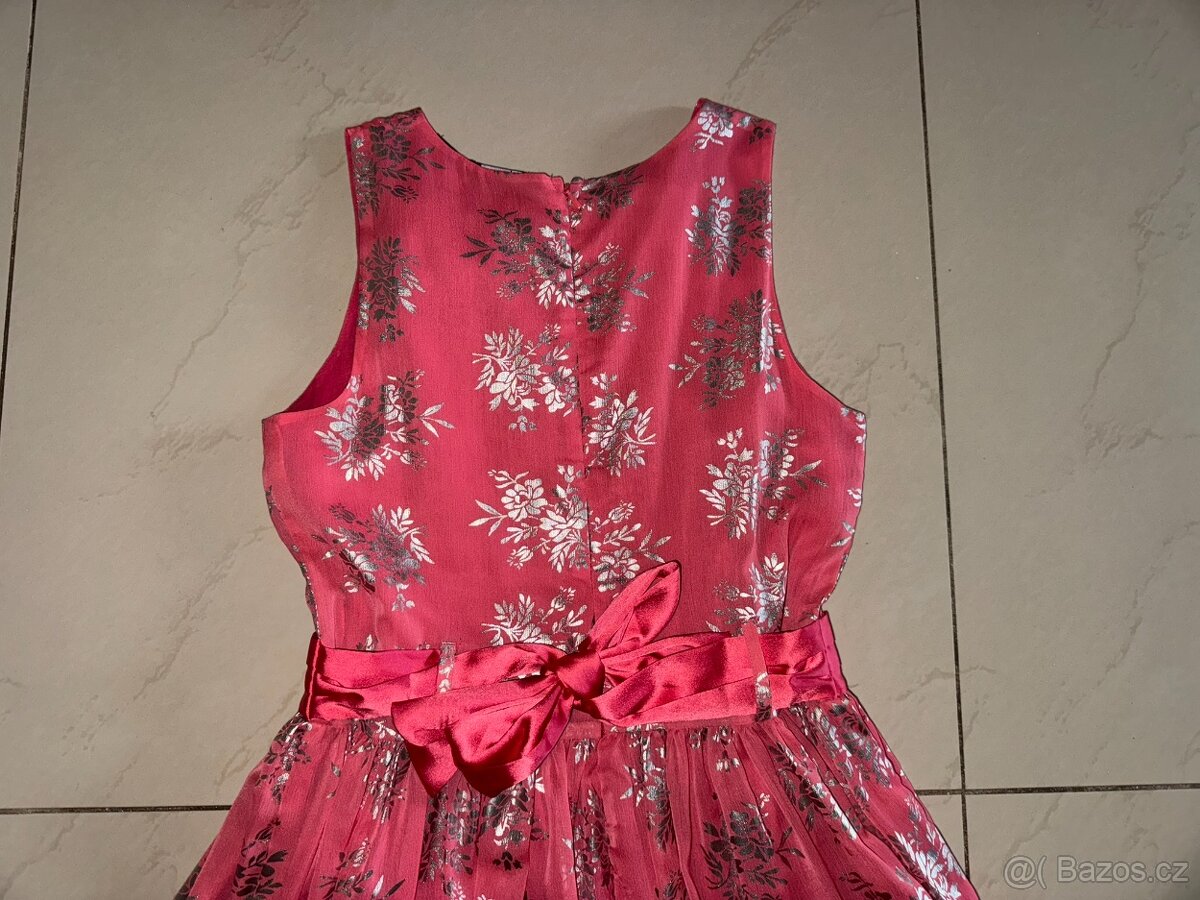 Dívčí společenské šaty vel.164 - 5