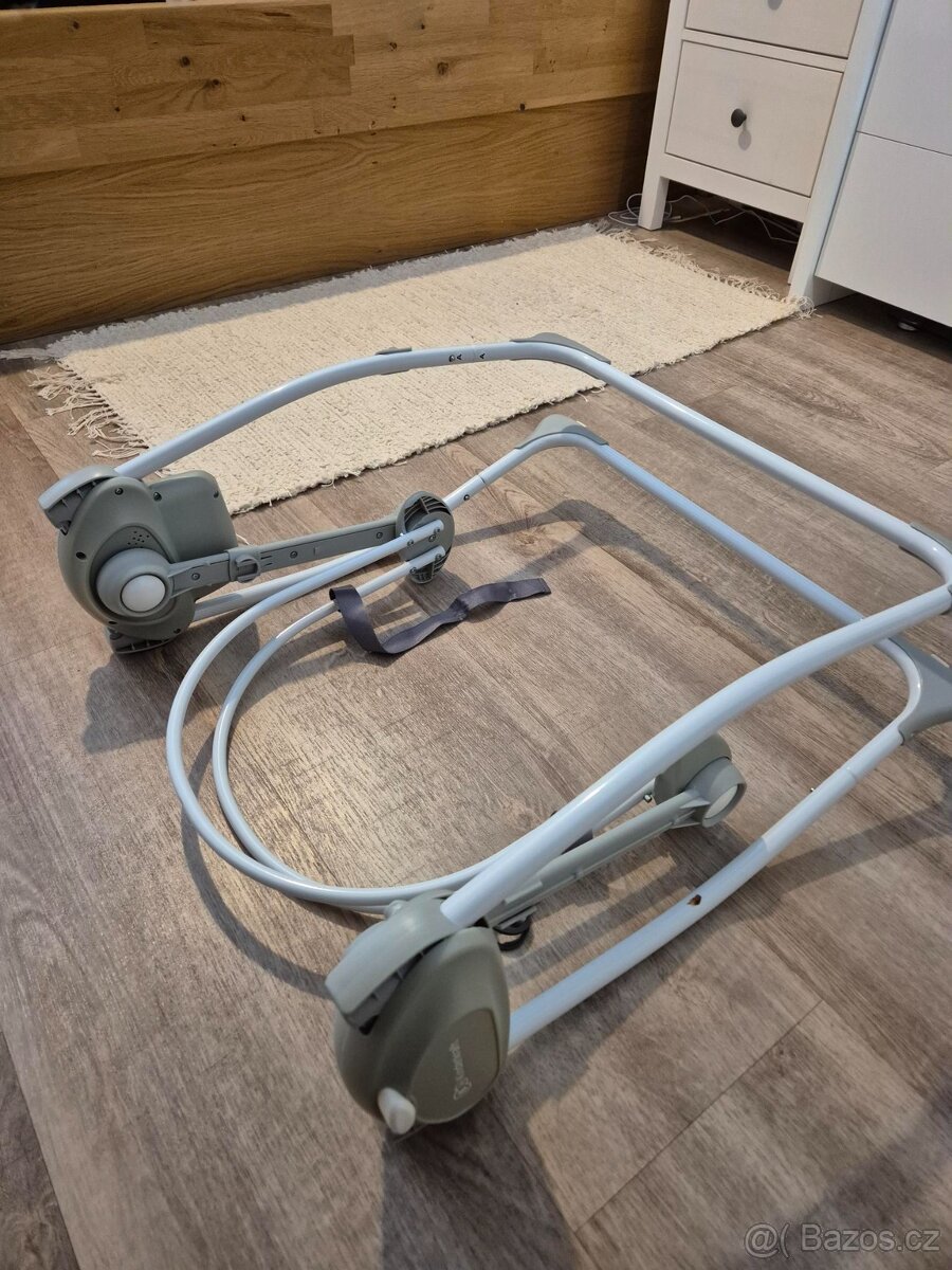 Kinderkraft houpací lehátko Flo 2v1 mint - 5