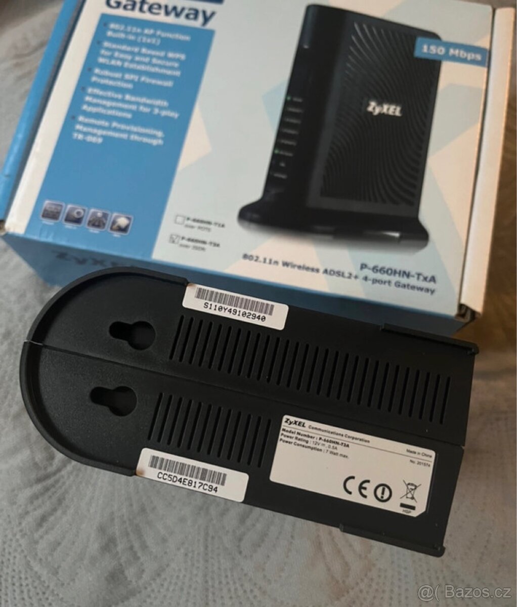 Wi-Fi router Zyxel – nový, včetně původního balení - 5