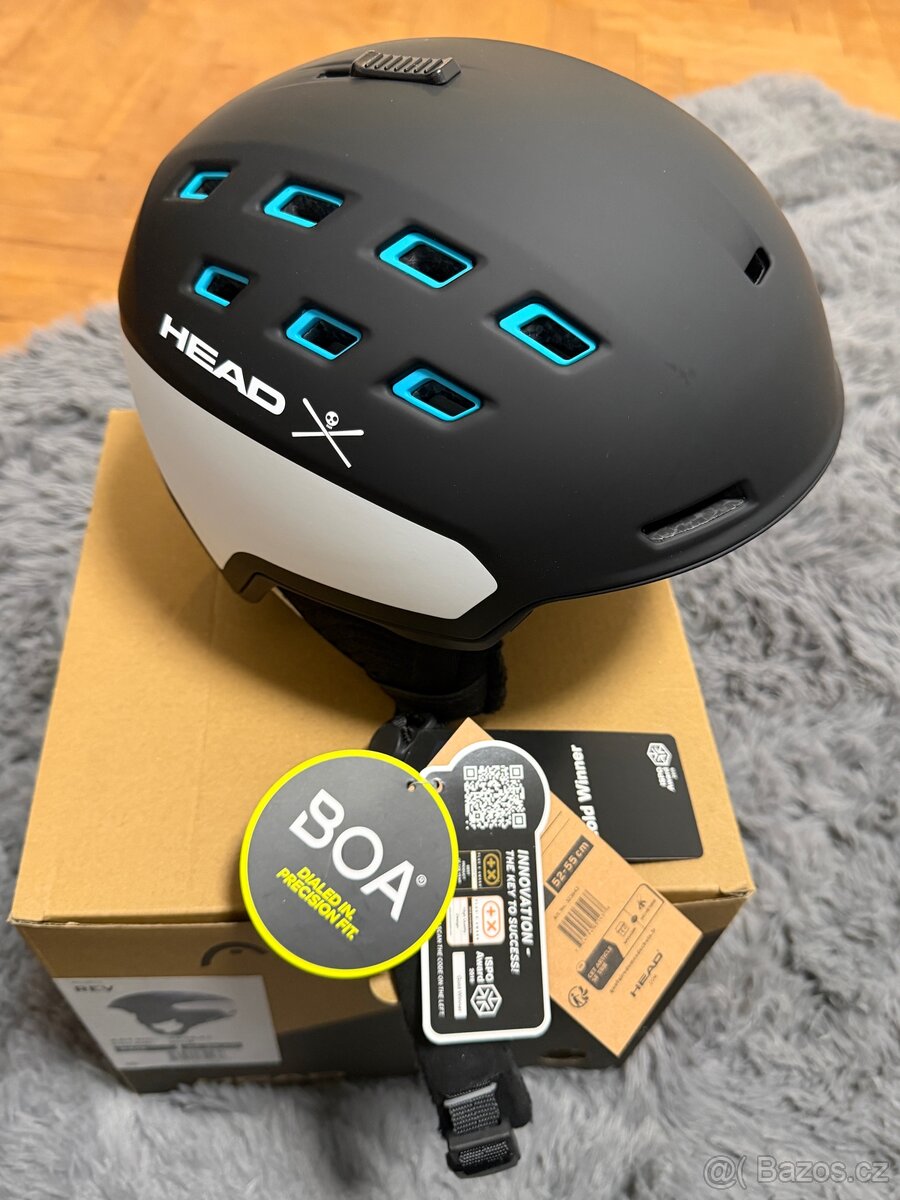 Helma a brýle Head - 5