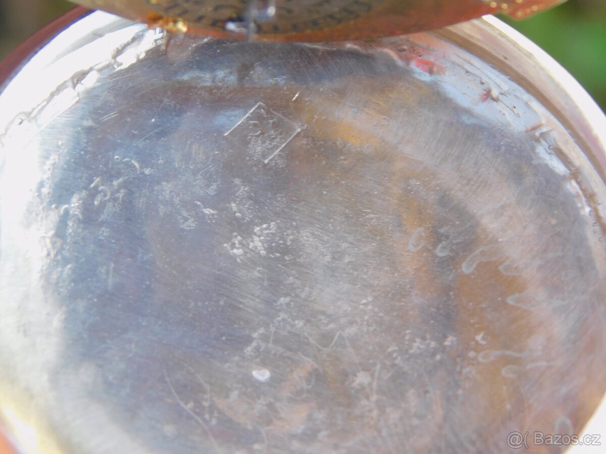 Celostříbrné anglické kapesní hodinky Špindlovky - 5