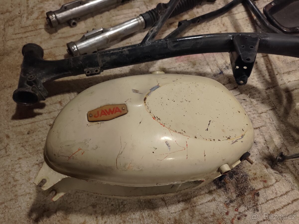 Jawa 90 kros, roadster díly - 5