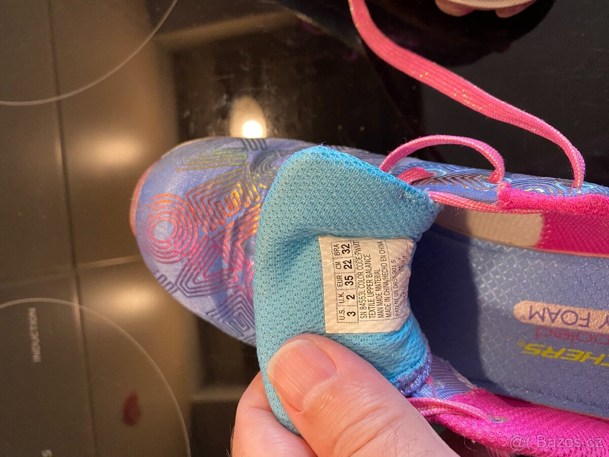 Dětské boty Skechers sezonu nošené vel. 35 - 5