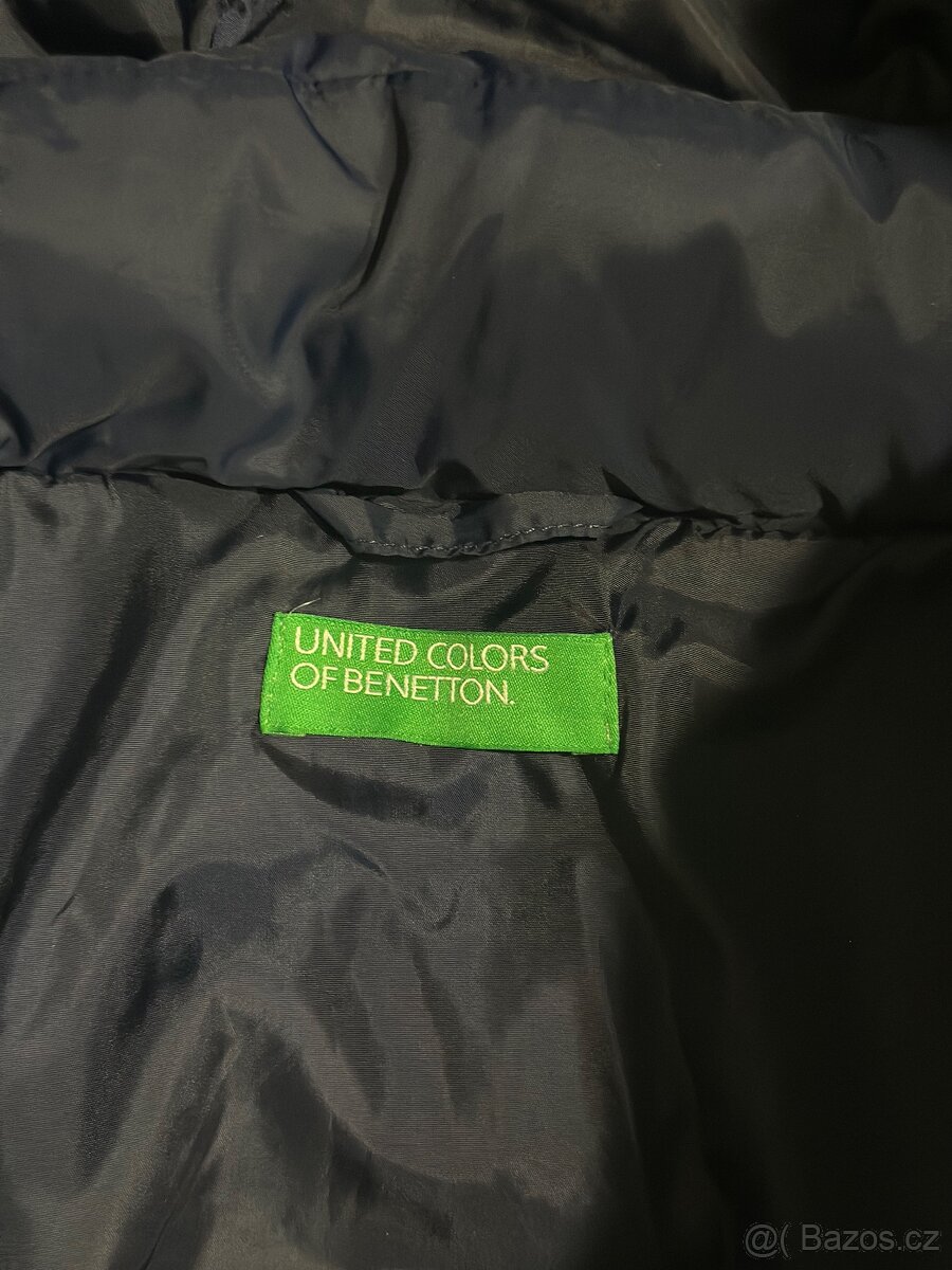 Zimní bunda Benetton vel. XL 10-11let, vel. 146-152 - 5