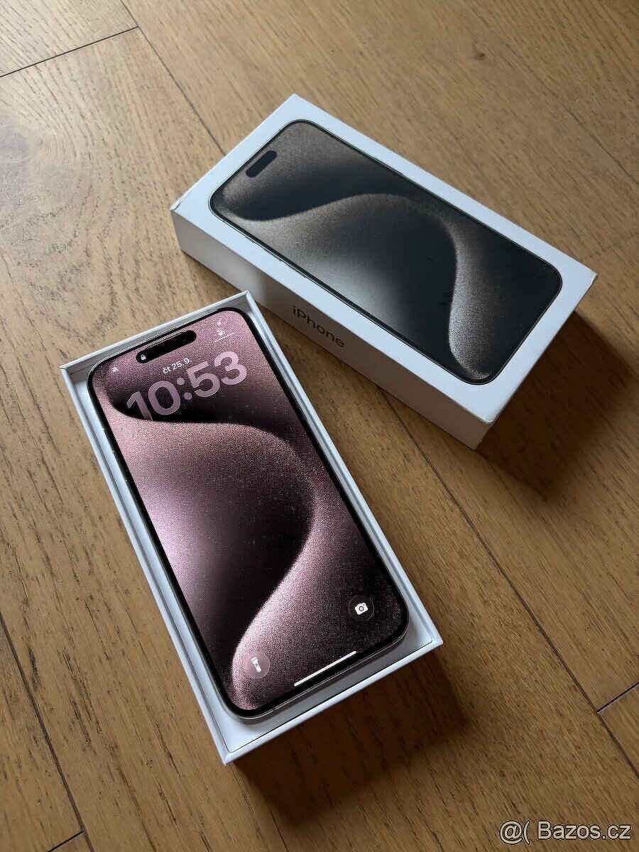 Apple iPhone 15 Pro Max 256GB přírodní - 5