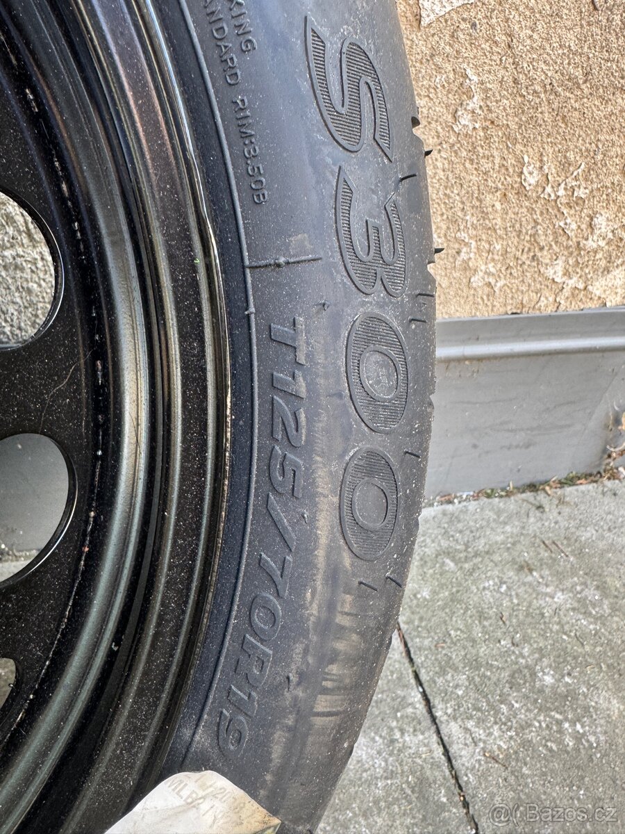 Prodám dojezdové kolo 125/70/R16 - 5