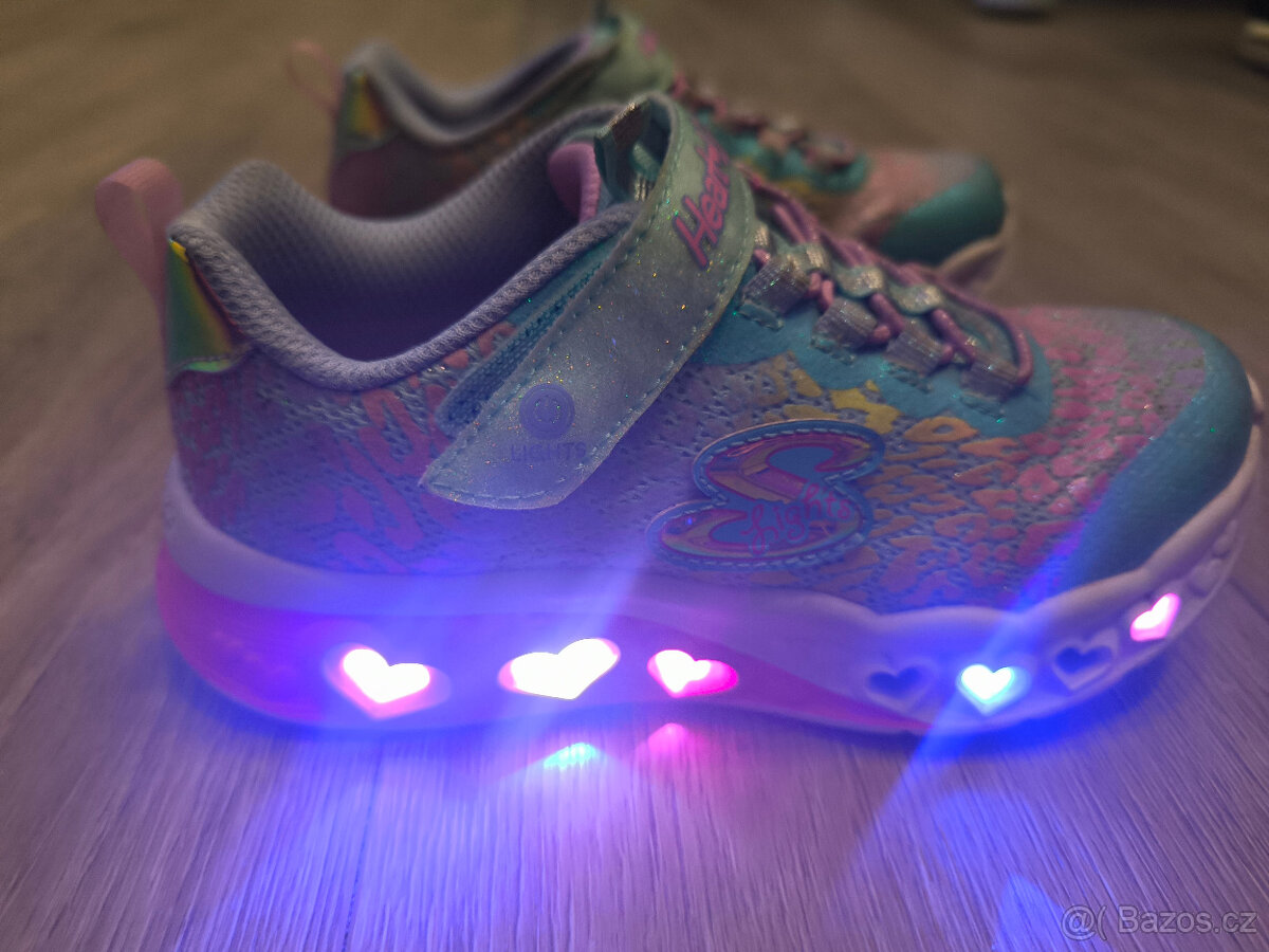 Dětská svítící obuv Skechers vel. 31 - 5
