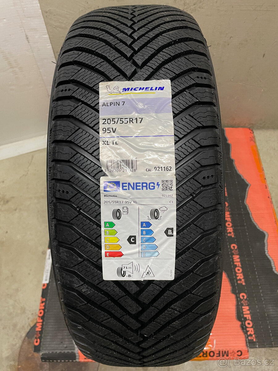 NOVÉ ZIMNÍ MICHELIN 205/55/17 95V XL DOT2024 - 5