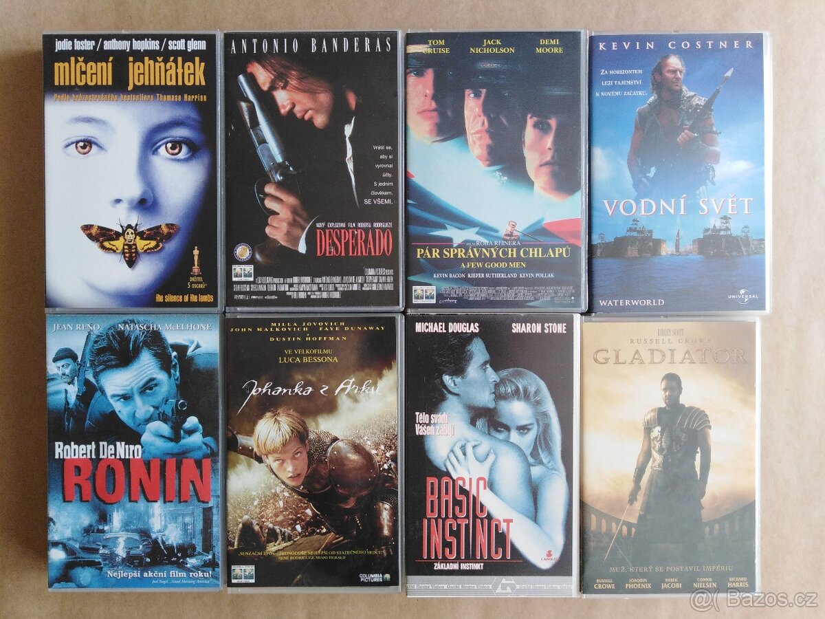 VHS KAZETY original mix - 1 kus = 80Kč - 5