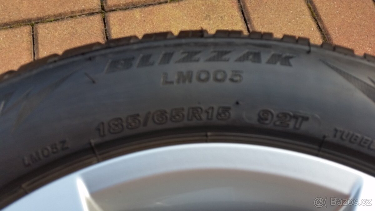 Zimní sada ŠKODA Fabia 4 5x100 R15 pneu 185/65/15 r.2024 - 5