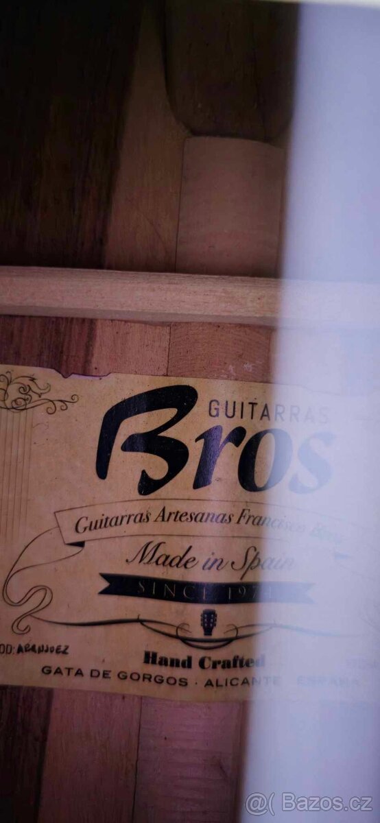 BROS mijstrovská koncertní flamenco kytara - 5