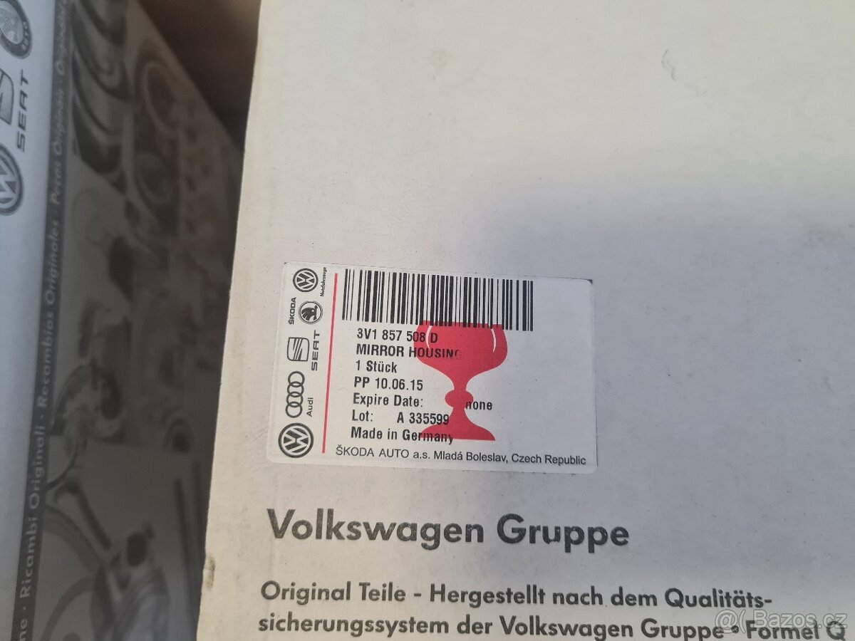 NOVÉ Zrcátka Superb 3 - 11+2 PIN - ORIGINÁL - 5