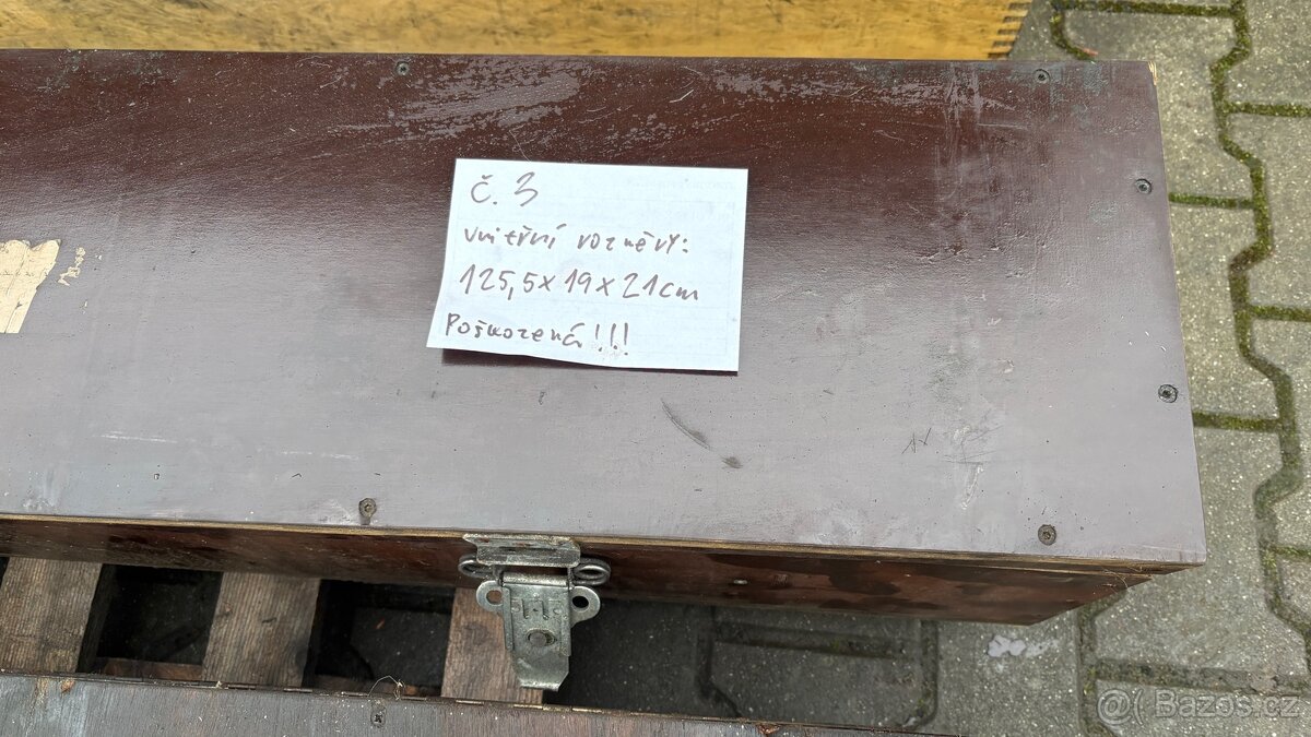 Bedna dřevěná retro různé druhy - 5