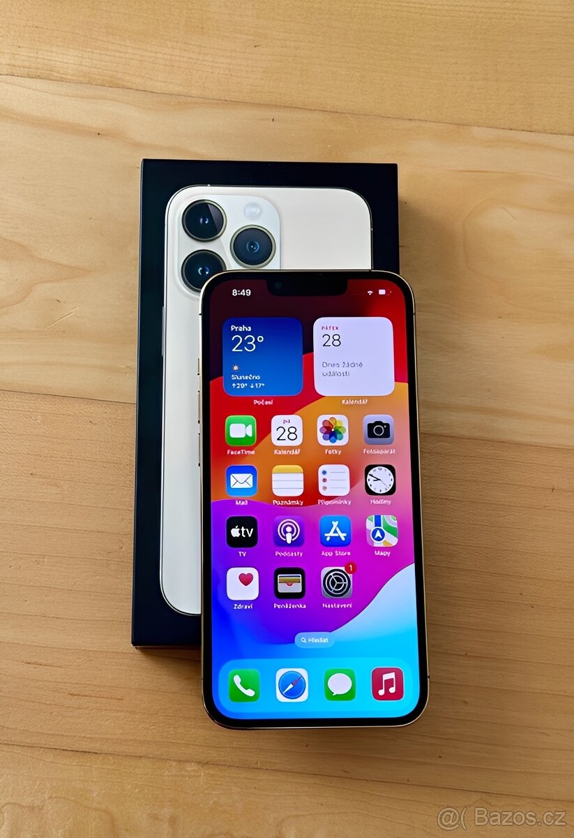 iPhone 13 Pro Gold BATERIE 100% TOP - 5