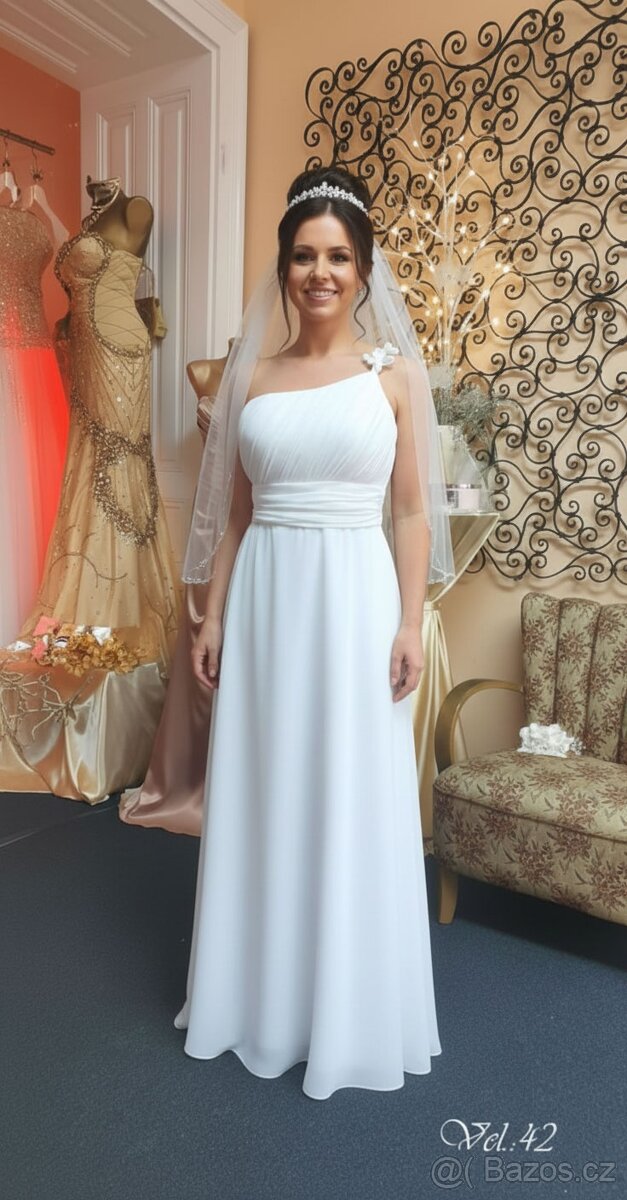 SVATEBNÍ ŠATY DO TANEČNÍCH-výprodej - 5