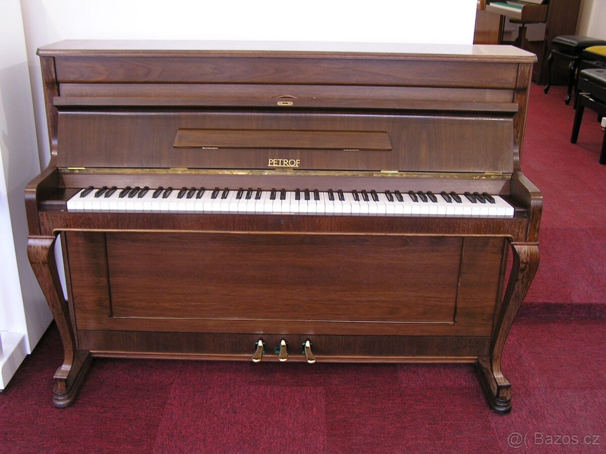 Prodám pianino Petrof mod.105 Antik - 5