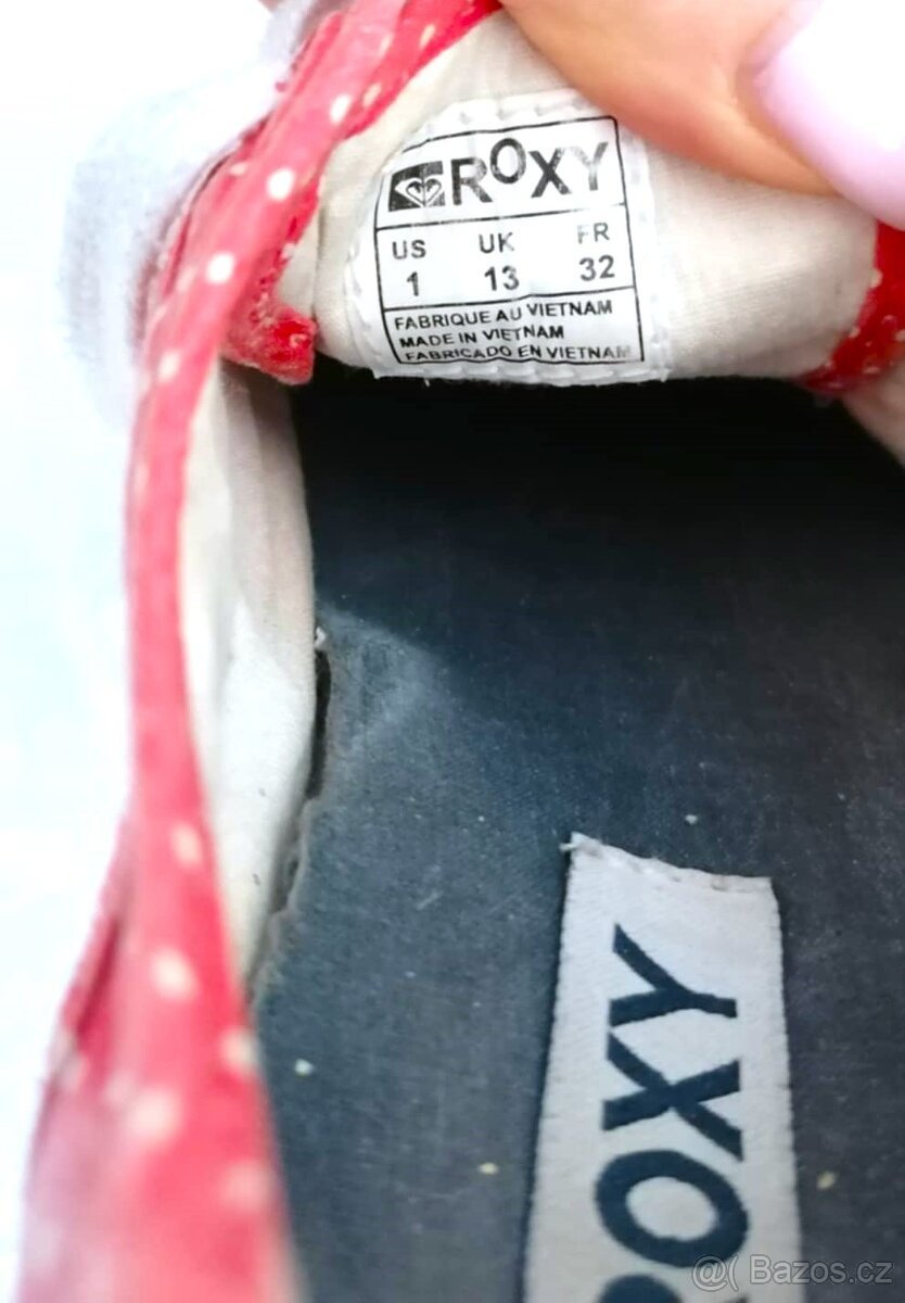 dívčí plátěné kecky Roxy, vel. 32 - 5