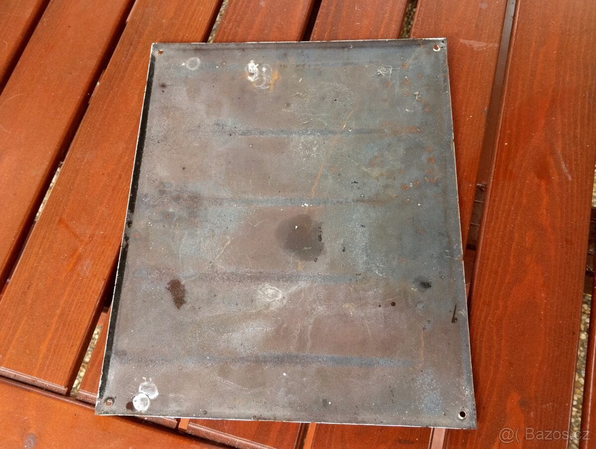 Smaltovaný znak - 5