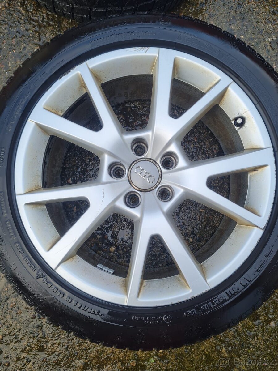 Zimni sada alu kola Audi 18 5x112 et37 225/50 18” 5-6mm - 5