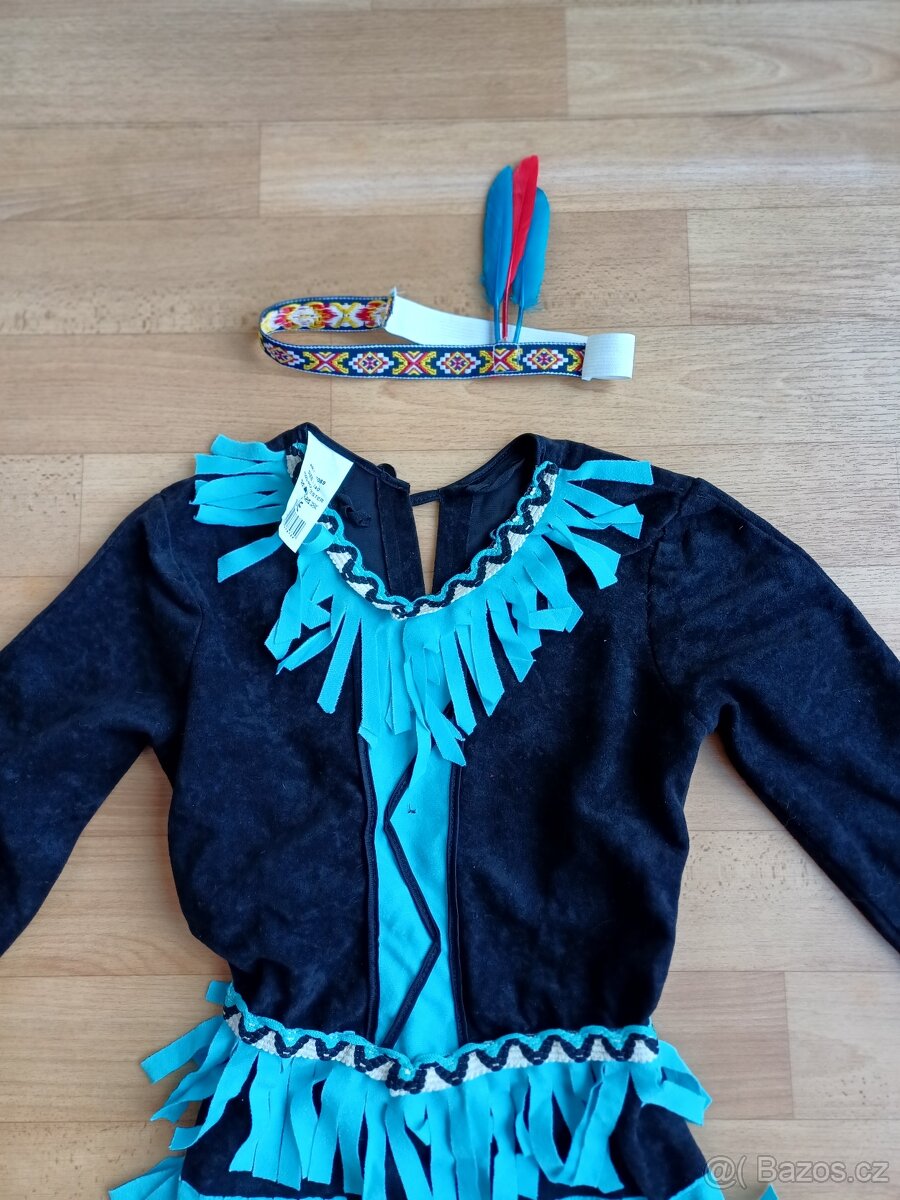 Karnevalový kostým INDIÁNKA vel.140 - 5