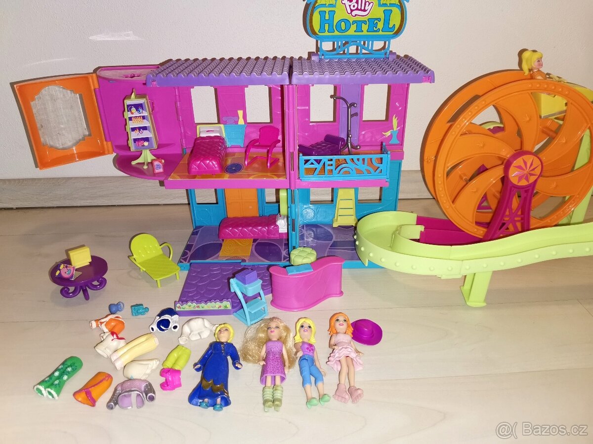 Polly pocket - domeček, hotel - 5