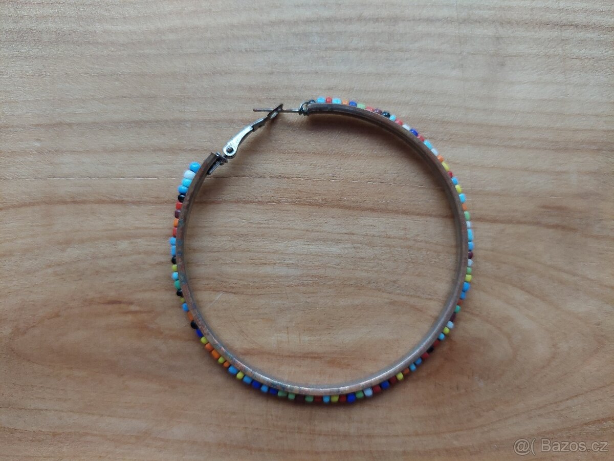 Barevná retro náušnice či náramek či bůhvíco - SLEVA - 5