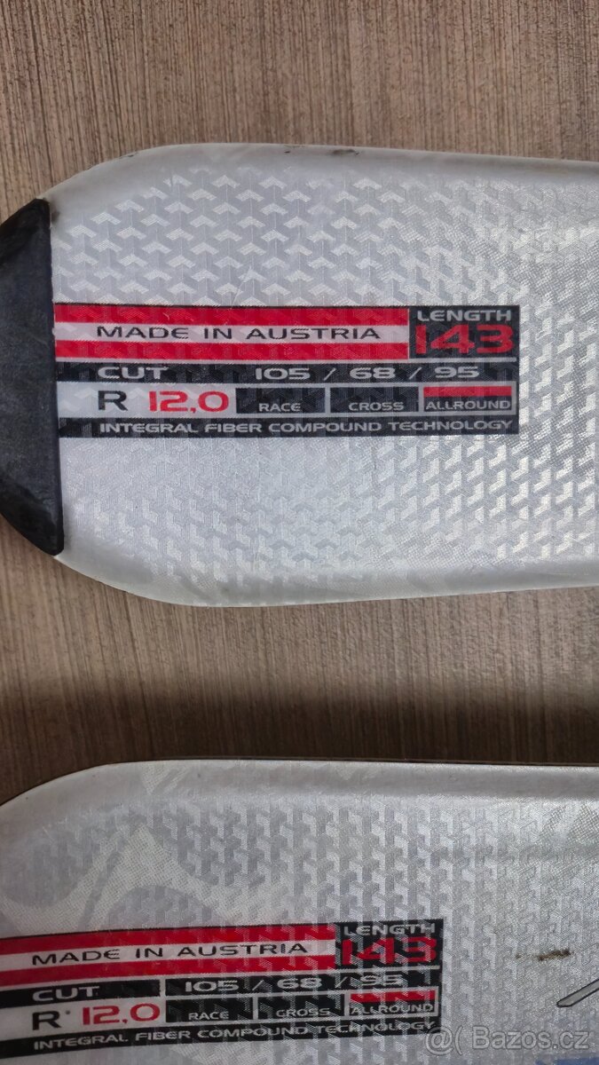 Carvingové lyže Blizzard, 143cm - 5