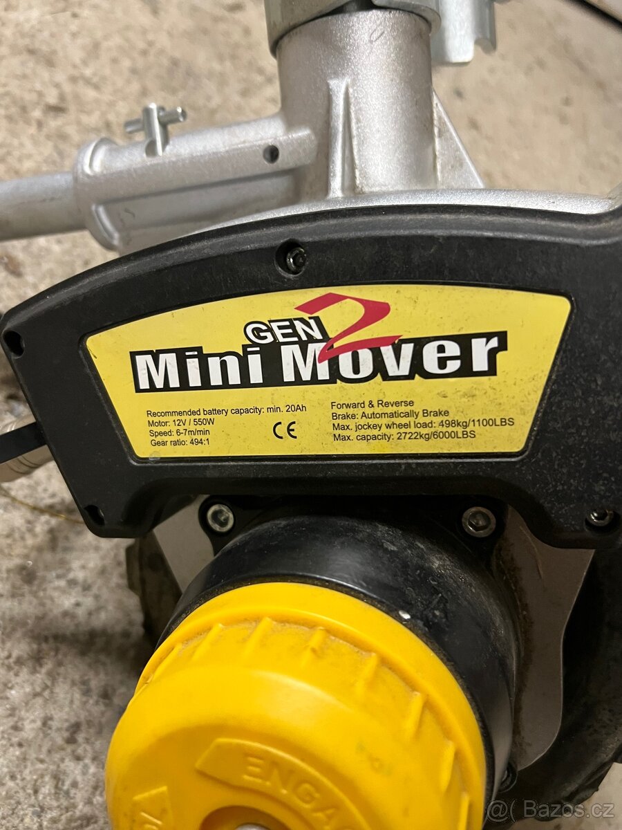 Opěrné kolo k přívěsu s elektrickým pohonem 12 V 550 W - 5