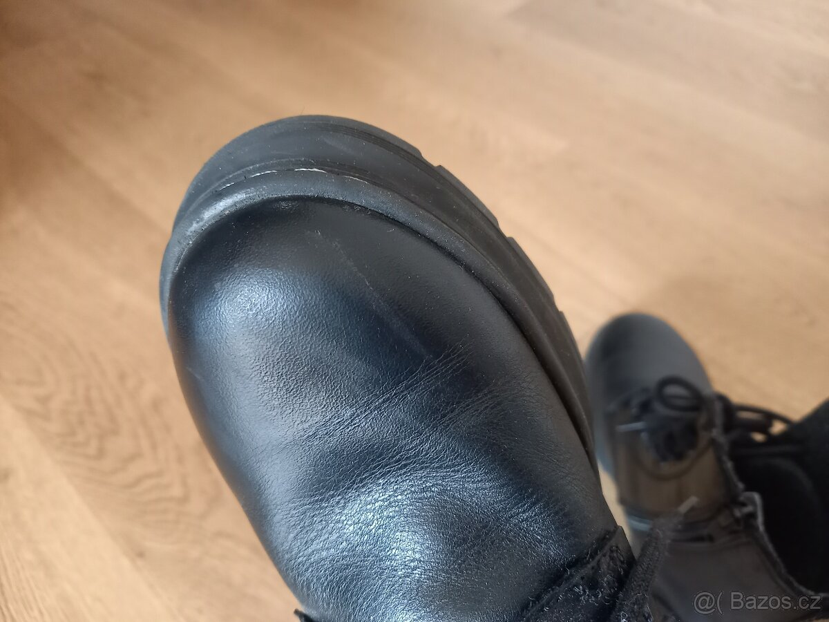 Podzimní boty Baťa vel 37, kožené, dívčí - 5