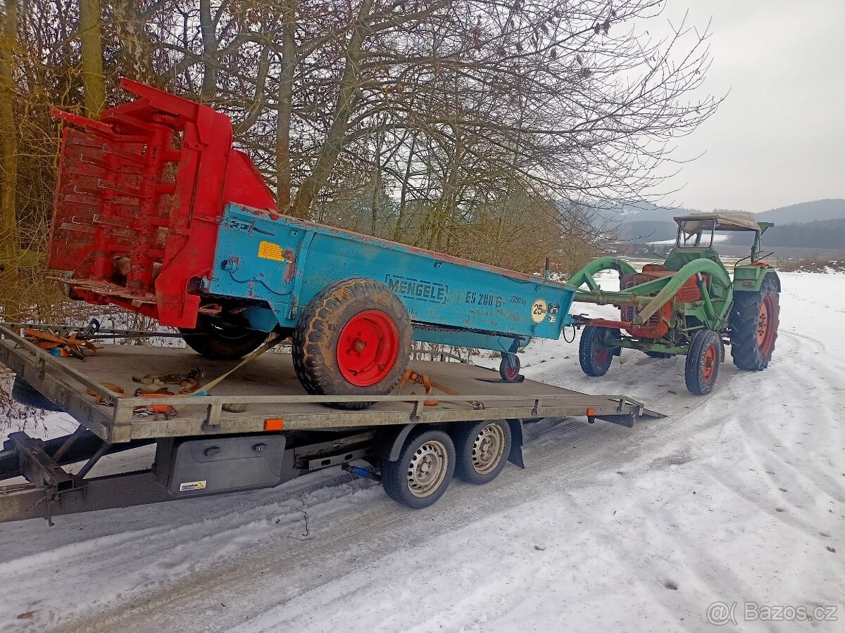 Rozmetadlo hnoje Mengele 2 t - 5