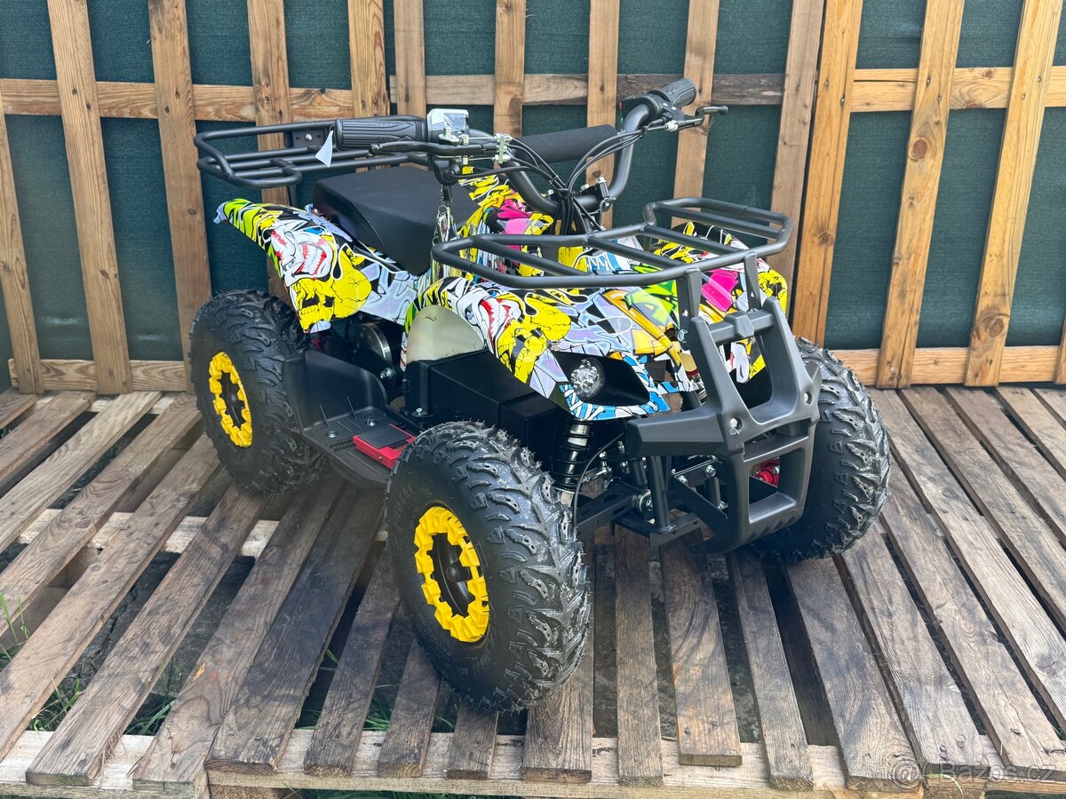 Elektro ATV Čtyřkolka 1200W 48V kola 6” AE006