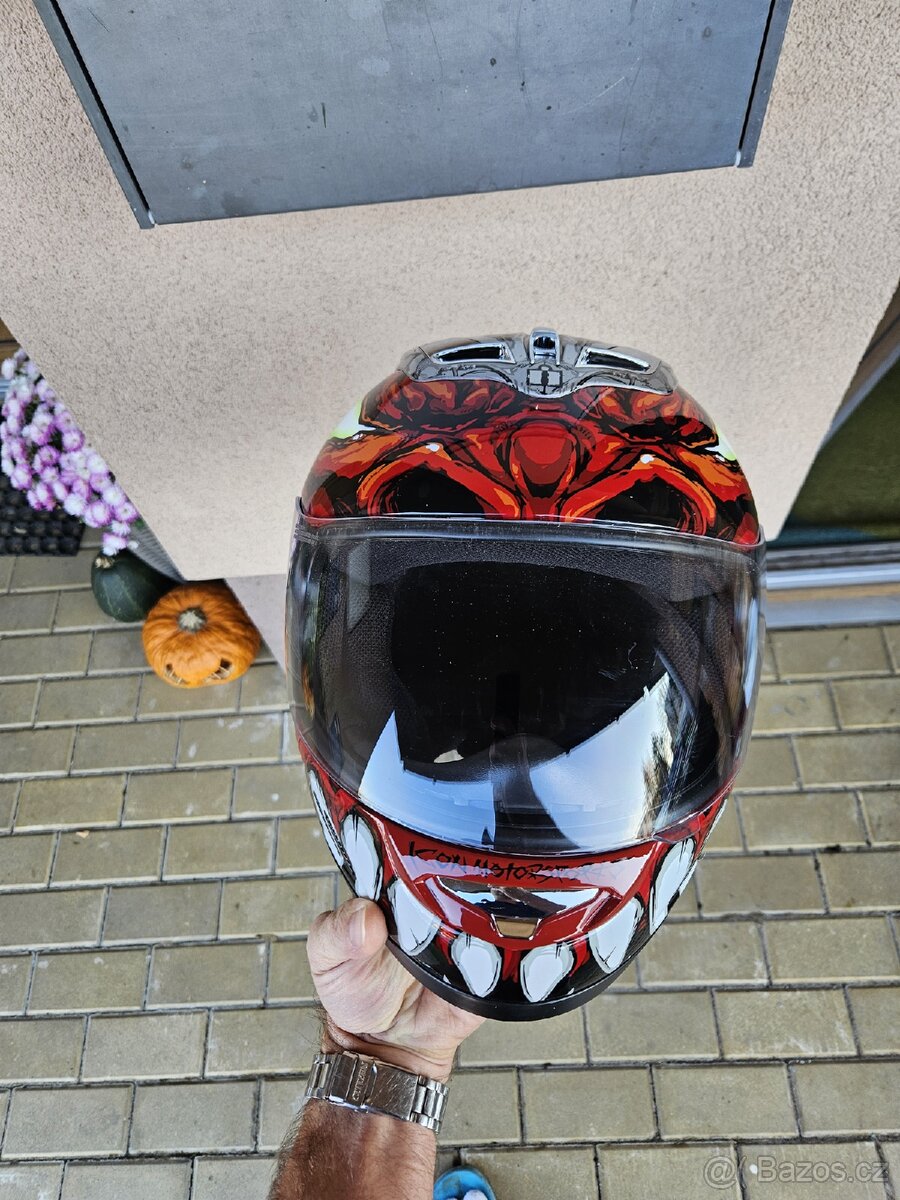 Moto helma ICON MANIC kompozit Dyneema - 5