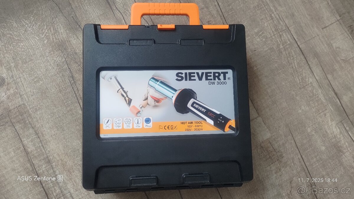 Horkovzdušná pistole Sievert DW3000 nová - 5