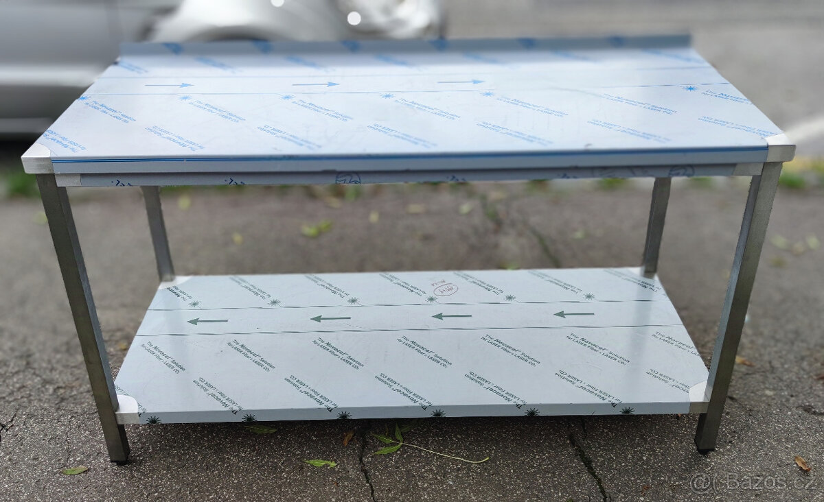 Nerezový gastro stůl, pracovní stůl - 5